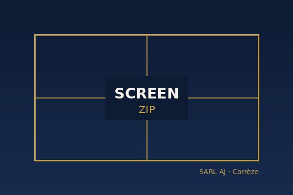 Pose de screen zip à Brive-la-Gaillarde et en Corrèze par SARL AJ